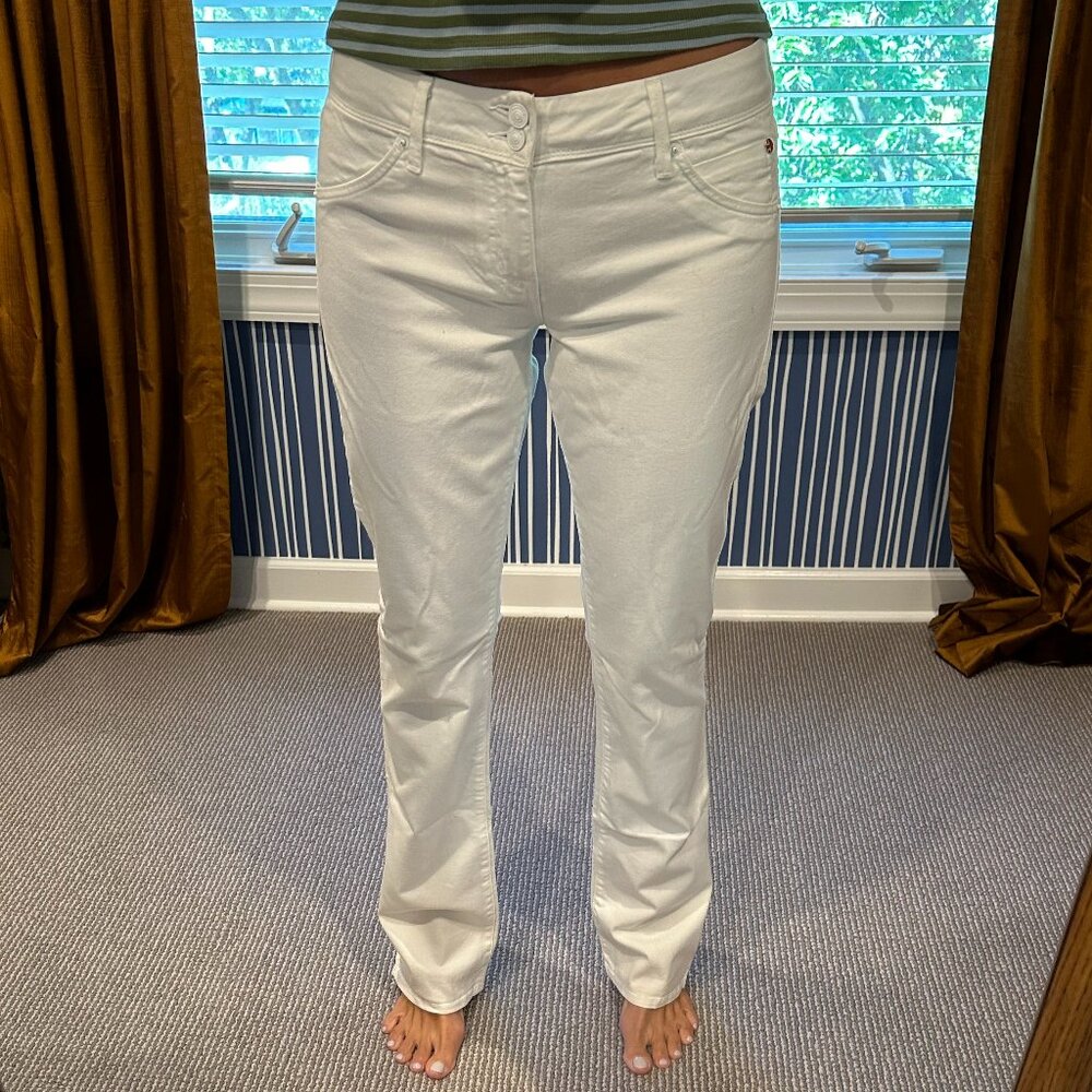 NWT -Hudson Beth Bath Bootcut White Jeans - Size 31